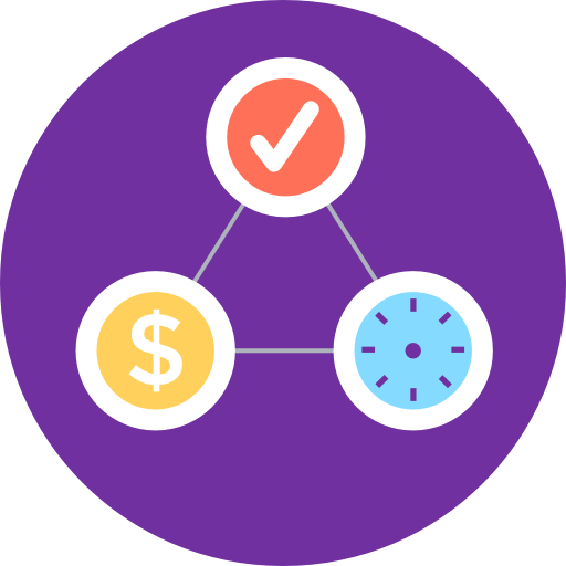 Icon Projekt-, Programm-, Portfoliomanagement
